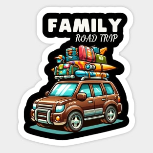 FAMILY ROAD TRIP Sticker